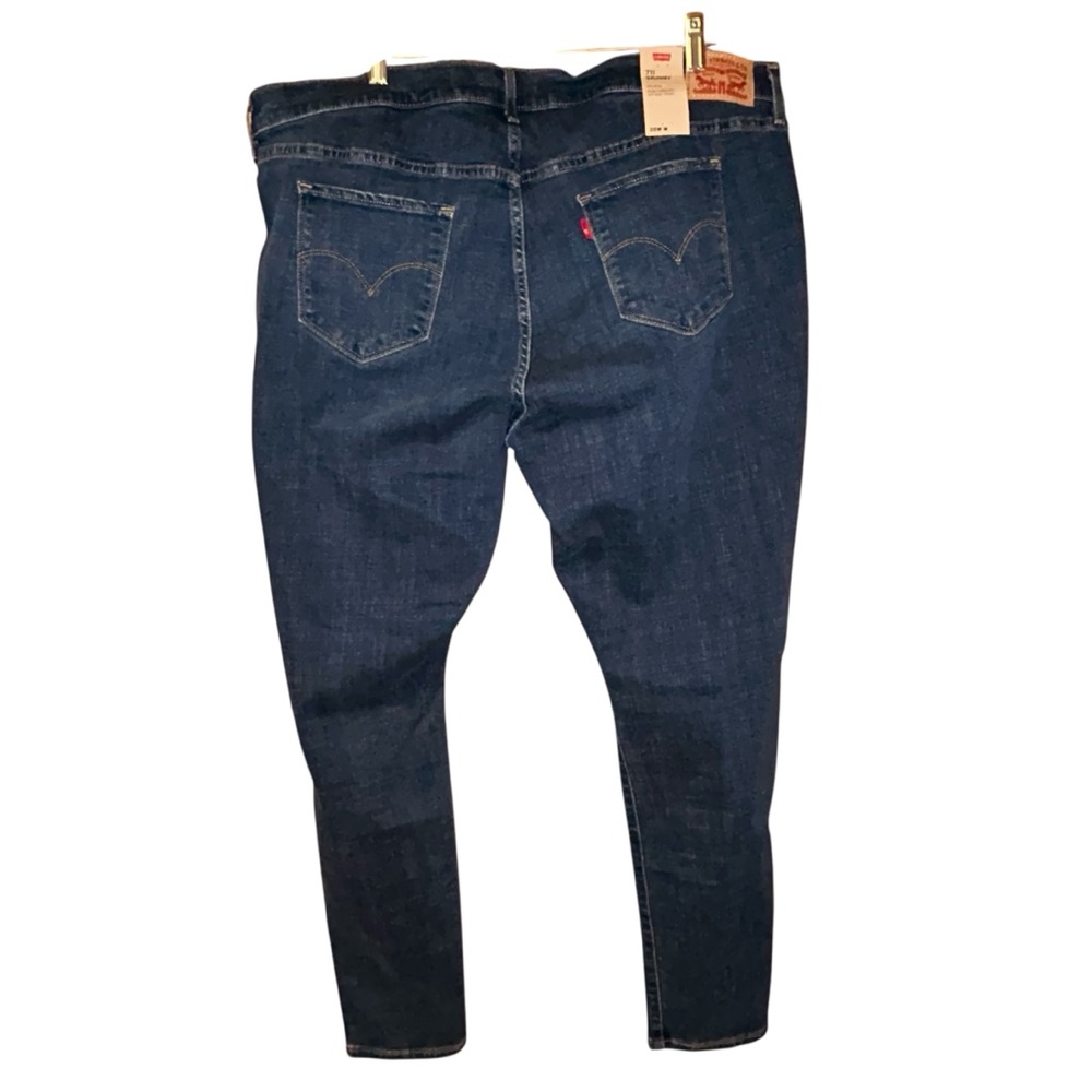 Levi’s 711 Skinny Jeans Women’s‎ 20W Sculpt Hypersoft Distressed Stretch NWT - Picture 4 of 12